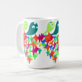 Sparkling Yeti Monster コーヒーマグカップ (正面左)