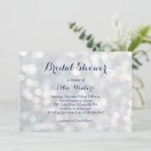 Sparklyライトブライダルシャワー招待 招待状 (スタンド正面)