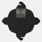 Sparkly Black Favor Box フェイバーボックス (見開き)