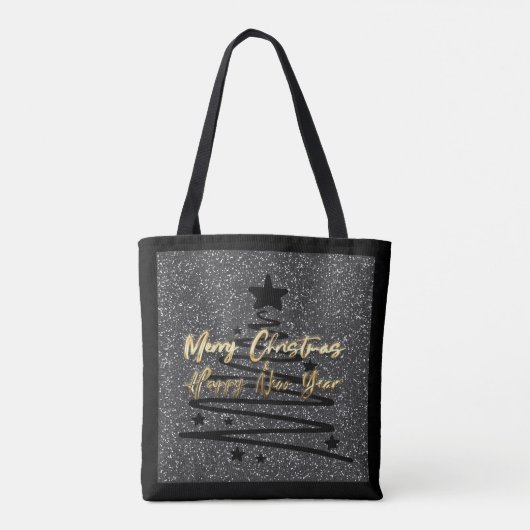 Sparkly Black Tote トートバッグ (裏面)