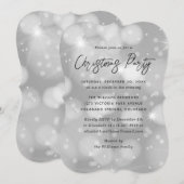 Sparkly Christmas Party 招待状 (正面/裏面)