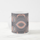 Sparkly Frosted Glass Halloween Mug フロストグラスマグカップ (正面左)