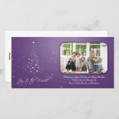 Sparkly Joyフォトカード シーズンカード (正面/裏面)