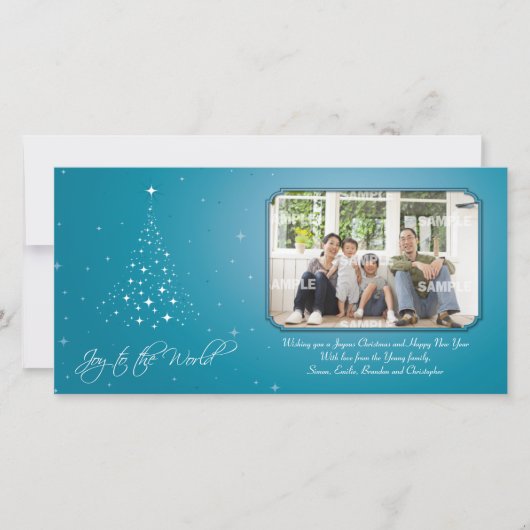 Sparkly Joyフォトカード シーズンカード (正面)