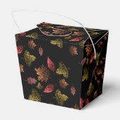 Sparkly leaves Thanksgiving leftovers Custom text フェイバーボックス (裏面サイド)