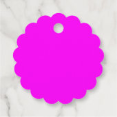 Sparkly magenta unicorn glitter pegasus フェイバータグ (裏面)