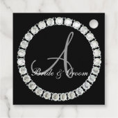 Sparkly monogramカスタマイズ可能 フェイバータグ (裏面)