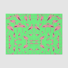 Sparkly pink flamingo glitter heart 薄葉紙