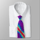 Sparkly Rainbow Tie ネクタイ<br><div class="desc">Super cool tie has a sparkly rainbow pattern on it.  Makes a Great Gift!</div>