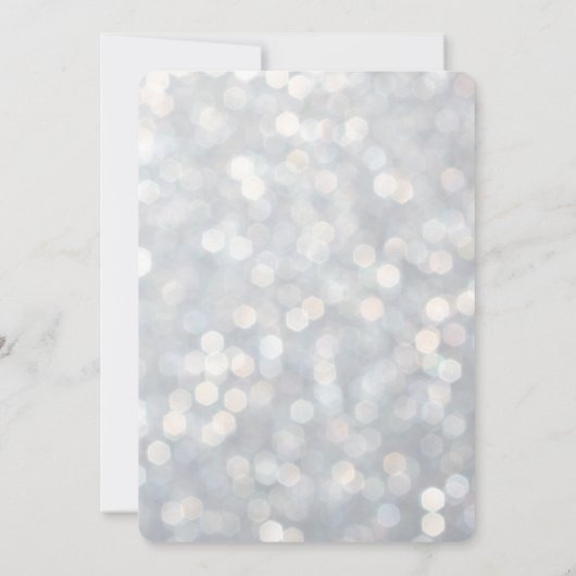 Sparkly Silver卒業クラス写真発表 案内状 (裏面)