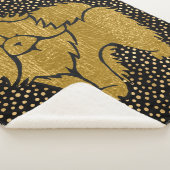 SPARKLY THANGチャウメタリックフェイクシャーパブランケット シェルパブランケット (3/4)