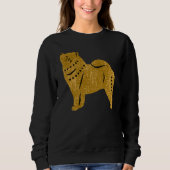 SPARKLY THANG SMOOTH CHOWメタリックフェイクシャツ スウェットシャツ (正面)