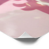 Sparkly Twin Disco Strawberries Pink Aesthetic  ポスター (コーナー)