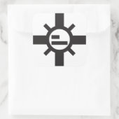 Sparko日曜日のステッカー スクエアシール (バッグ)