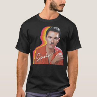 Sparks 70sレトロファンアートワークデザイン tシャツ