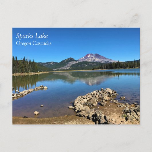 Sparks Lake、Bend、オレゴン ポストカード (正面)