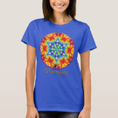 Sparky Namaste Kaleidoscope T-shirt Tシャツ (正面)