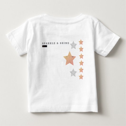 SPARLKE & SHINE Tシャツ (裏面)