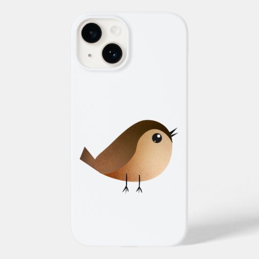 Sparrow Bird Cartoon  Case-Mate iPhoneケース (裏面)