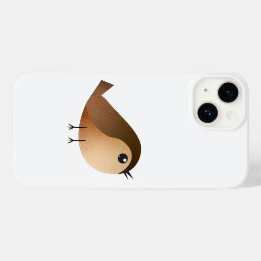 Sparrow Bird Cartoon Case-Mate iPhoneケース (裏面 (横))