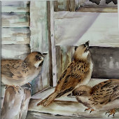 Sparrow Bird Notebook | Nature Journal Gift | NZ ノートブック