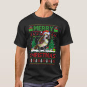 Sparrow Bird Xmas Tree Ugly Santa Sparrow Christ Tシャツ (正面)
