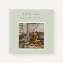 Sparrow Nature Journal | Thoughtful Everyday Notes ノートブック