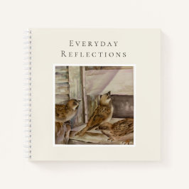 Sparrow Notebook | Nature Writing Journal ノートブック