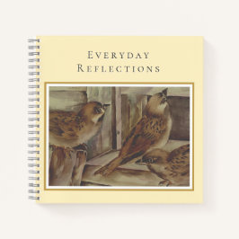 Sparrow Notebook | Nature Writing Journal ノートブック