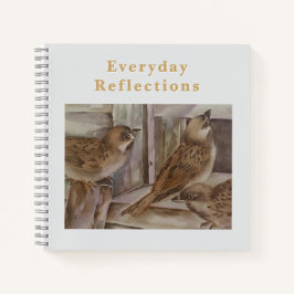 Sparrow Notebook | Nature Writing Journal ノートブック