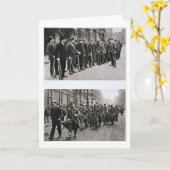 Spartacistsの(上の)革命家のライフルのドリル カード (黄色い花)