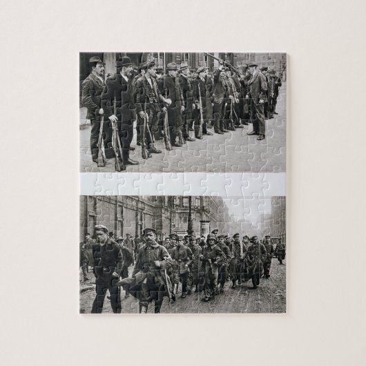 Spartacistsの(上の)革命家のライフルのドリル ジグソーパズル (縦)