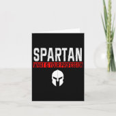 Spartanあなたの職業ジムSpartanとは何誇りを持ったか カード (正面)