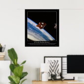 SPARTAN-201宇宙船バックドロップ ポスター (ホームオフィス)