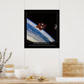 SPARTAN-201宇宙船バックドロップ ポスター (キッチン)