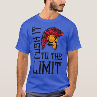 Spartan Push It To The LimitMotivation Sparta Work Tシャツ