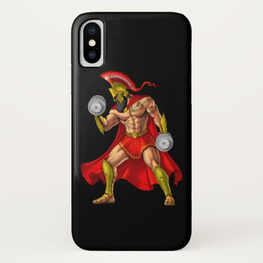 Spartan Warrior Weightlifting Case-Mate iPhoneケース (裏面)