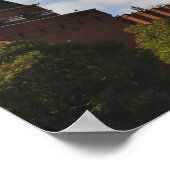 Spasskaya Tower in Red Square，モスクワ，ロシア ポスター (角)