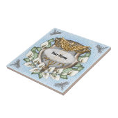 Spath lily shield caduceus  タイル (側面)