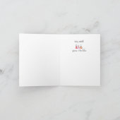 Spa'thdayのパーティーはノート感謝していしています サンキューカード (内部)