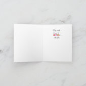 Spa'thdayのパーティーは感謝していしていますノート(強打無し) サンキューカード (内部)