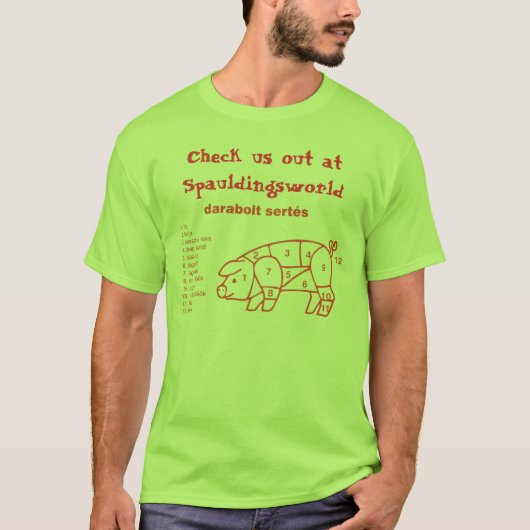 Spauldingsworld Tシャツ (正面)