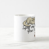 SpayとNeuter Your Pets コーヒーマグカップ (中央)