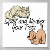 SpayとNeuter Your Pets ポスター (正面)