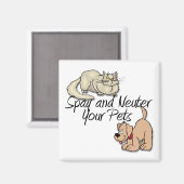 SpayとNeuter Your Pets マグネット (正面/裏面)