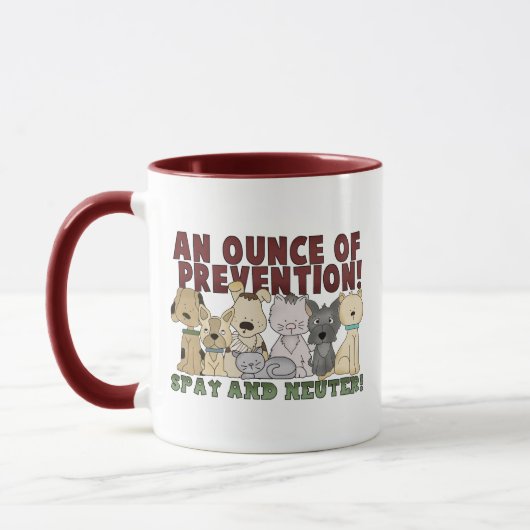 SpayとNeuter Your Pets Mug マグカップ (左)