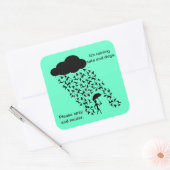 "Spay and Neuter"スタンプ スクエアシール (封筒)