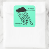 "Spay and Neuter"スタンプ スクエアシール (バッグ)