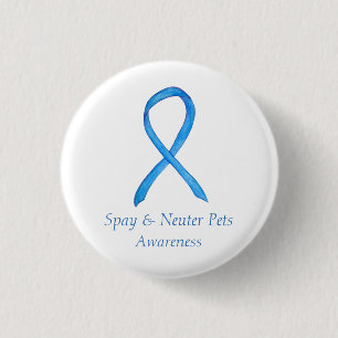 Spay/Neuter Pets認識度カスタムリボンアートピン 缶バッジ