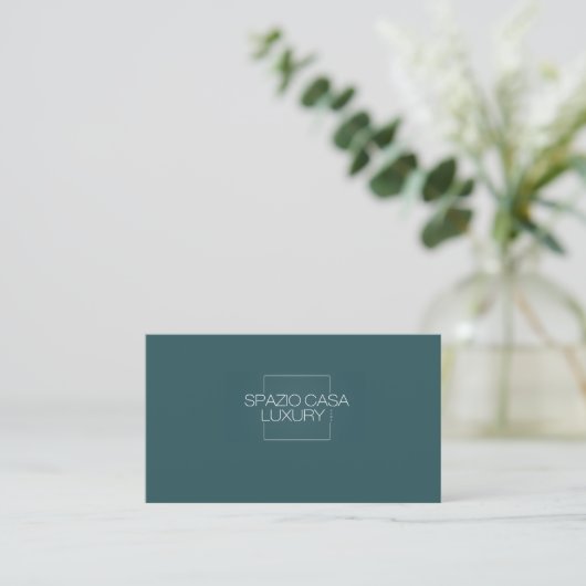 SPAZIO CASA LUXURY Business Card 名刺 (スタンド正面)